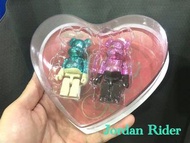 medicom toy Be@rbrick 100% Valentine's Day 情人節 限定 熊 巧克力造型 禮物 愛心 盒子