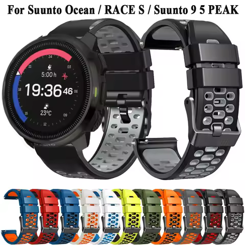 22mm Watch Strap For SUUNTO Ocean Watchband For Suunto 5 9 PEAK Pro / Ocean / Race S / Race Bracelet