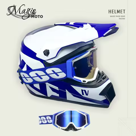 Kids Karting & Youth Dirt Bike Helmets + Goggles DOT Certified Enhanced Protection