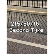 215/50/18 (TOYO)(HARGA 2 BIJI TAYAR )TAYAR TERPAKAI /SECONGHAND TYRE GOOD CONDITION