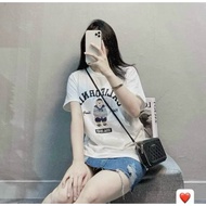 AM682 Set of 2 Who.a.u t-shirts in 2 colors