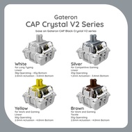 [Authentic, Exclusive] Gateron CAP V2 Crystal Switches, RGB Friendly, CAP Yellow, JWK, Cherry, Kailh