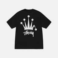 เสื้อยืดย้อมสีสีคราวน์ของแท้100% Stussy Regal