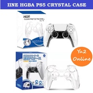 IINE 良值 HGBA PS5 Controller DualSense DS5 Crystal Clear Case Transparent Shell Cover