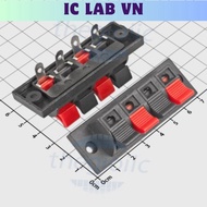 [5 Pieces]- WP4-1 Connector, Female Speaker Clamp Station 4 Ic Lab VN Wire Connectors