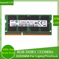 Samsung 8GB RAM DDR3 1333MHz 1.5V Laptop Memory PC3-10600S 204Pin SODIMM DDR3 RAM Memory Module