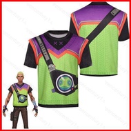 GC1 VALORANT Gekko Cosplay cloth Full Graphic summer T-shirt Anime Short Sleeve Top GC1