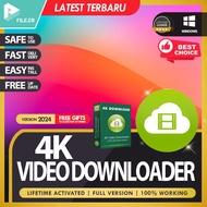 4K Downloader 4.3 2024 💯 EASY INSTALL 💯 LIFETIME PREMIUM 💯 FAST DELIVERY 💯 SAFE