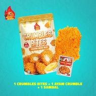 Crumble Bites + Ayam Crumble + 1 Sambal Sachet Geprek Bensu 20gr