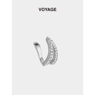 VOYAGE Light Luxury Diamond Ear Bone Clip Female Non-Pierced Niche Design Feel High-End Cool Style E