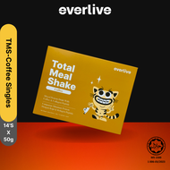 [MOVE OUT CLEARANCE] Everlive Coffee Total Meal Shake (1BOX=50g x 14's) Meal Replacement Halal 咖啡代餐代