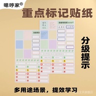 Student Subject Stickers Book Subject Stickers Sticker Book Corner Stickers Book Cover Stickers Juni