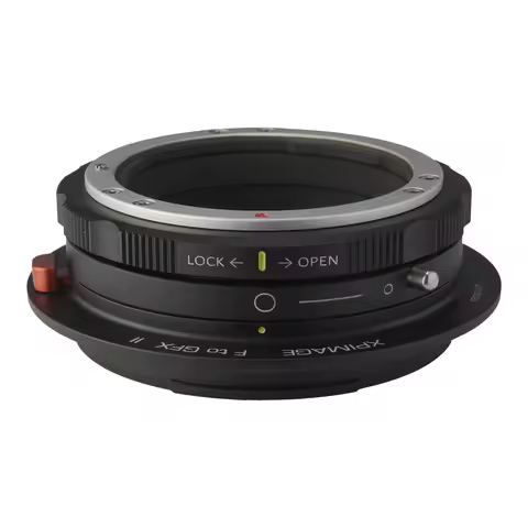XPIMAGE F to GFX Lens Mount Adapter Ring Compatible with Nikon F AI AIS Lenses for Fujifilm G Camera