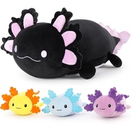 MaoGoLan 4Pcs Giant Axolotl Plush with 3 Babies Inside-23.5" Large Ultra Soft Axolotl Stuffed Animal