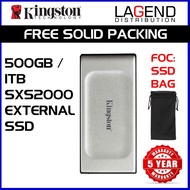 KINGSTON XS2000  XS1000 500GB 1TB 22TB 4TB PORTABLE EXTERNAL SSD USB 3.2. LIKE WD PASSPORT SSD SANDI