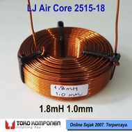 1.8mH 1.0mm AirCore Crossover Coil - LJ ACC 1.8mH 1.0mm 18AWG XO Inductor