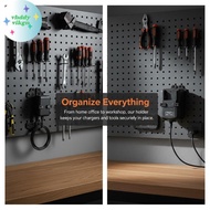 VHDD DC18RC DC40RA Power Tool Charger Holder Wall Mount Organizer Secure Storage Solution for Garage