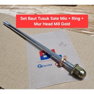 Mio Skewer Bolt Set + Ring + M8 Gold Head Nut