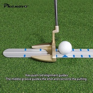 [Phenovo] Golf Putting Alignment Putter Ruler Beginner Practice Golf Training Aid