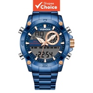 Yashidun Luxury Men's Chronograph Watch 3atm Water Resistant Stainless Steel Strap