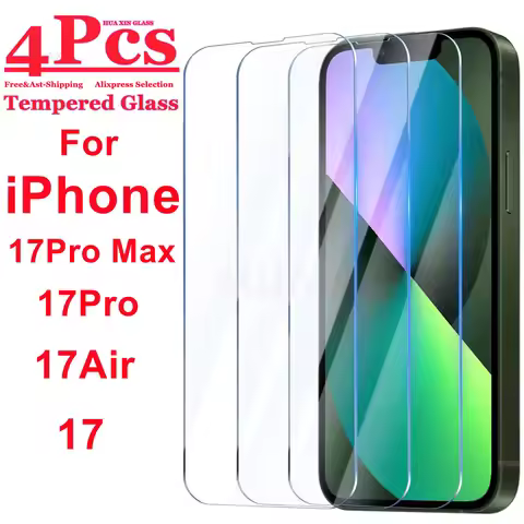 For iPhone 17Pro Max 17Pro 17Air 17 Tempered Glass