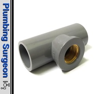 Pipe Connector Brass Pipe Fitting Pvc Fitting Bathroom Pipe Kepala Paip Water Tap Connector 15MM PVC