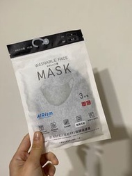 AIRism口罩 Uniqlo Mask 黑色 3入