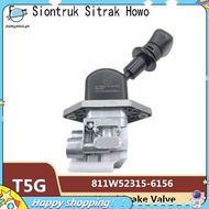 【ouwym9al】811W52315-6156 Truck Hand Brake Valve for Siontruk Sitrak Howo T5G Air Brake Handle Contro
