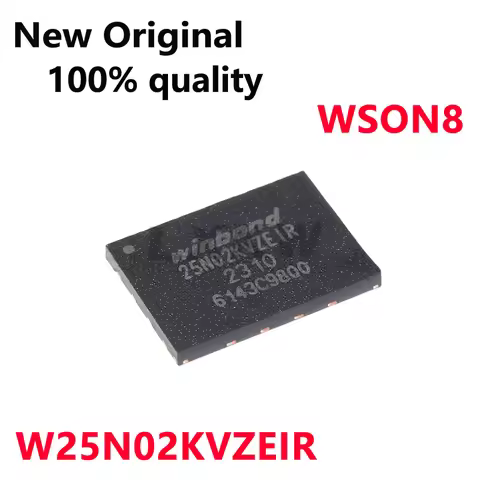 5-10/PCS New Original 25N02KVZEIR W25N02KVZEIR WSON8 3V 2Gb serial NAND flash memory chip In Stock