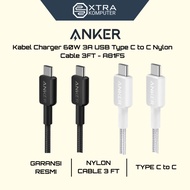 Anker 322 USB-C to USB-C Charger Cable (3ft Braided) - A81F5