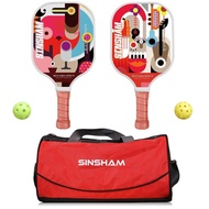 [Dodo Shopping] [1612 People Collection] SINSHAM Graphene Carbon Fiber Full-Age Pickle Racket Hole R