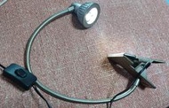 ╭✿㊣ 二手 便攜式 LED 夾燈/床頭燈/探照燈/閱讀燈/魚缸燈【USB供電】可外接電腦/筆電/行動電源.特價 $99