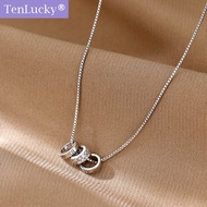 TenLucky Fashion Pendant Necklace for Women Korean Style with Jewellery Box
