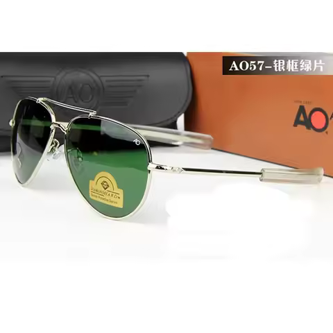 AO aviation Sunglasses Men luxury Brand designer Eyewear with Original box American Optical Sun Glas