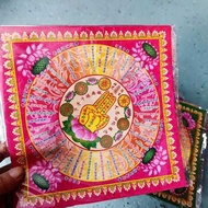 New Style Nine-Color Bergamot Rebirth lotus Paper Double-Sided Style 19cm * 19cm Nine Colors, One Co