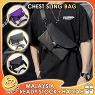 CC CONCEPT Korea Hip Hop Men Sling Bag Cross Body Bag Waterproof Chest Bag Pouch Waist Bag Beg Silan