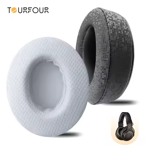 TOURFOUR Replacement Earpads for Audio Technica ATH-M50x,M50xBT,M40x,M30x,M20x,MSR7 Headphones Ear C