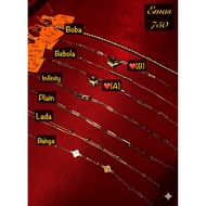 Rantai tangan emas750 tulen