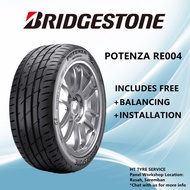 BRIDGESTONE Potenza RE004 14 15 16  TAYAR TYRE TIRE (FREE INSTALLATION / DELIVERY)