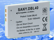 好朋友 三洋SANYO DBL40/DB-L40 for Xacti DMX-HD1 DMX-HD2 Xacti HD1 VPC-HD1 VPC-HD2