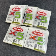 BERKLEY X5 BRAIDED LINE TRESE 300M