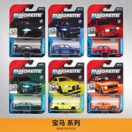 Majorette 1:64 BMW Diecast Car Model, Metal Sports Car M3/M4/XM Collection Toy Vehicle for Kids Gift