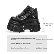 AYUSTONG | Dark Gothic Elevated Wedges Platform Shoes