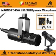 MAONO PD400X USB/XLR Dynamic Microphone with Boom Arm PD 400X PD-400X PD-400-X