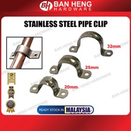 STAINLESS STEEL PIPE CLIP 20MM / 25MM / 32MM
