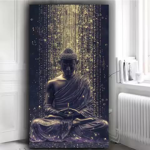 Buddha Diy Diamond Painting Full Round DIY Diamond Mosaic Embroidery New 2026 Religious figures Home