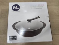 ML megastone wor 纯天然蜂巢系列36cm 炒鍋