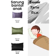 Children's pillowcase size 35x55 35x50 30x50 satin silk material junior children's pillow