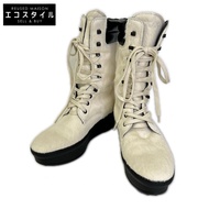 รองเท้าบูทผูกเชือก Tod's รุ่น WINTER GOMINI ทำจากขนลูกวัว สภาพดีเยี่ยม ไซส์ 36 1/2 [มือสอง]