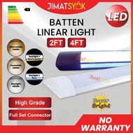 4ft 2ft T5 T8 Lampu Kalimantang LED Batten Light Tube Light LED Strip Light Purification Ceiling Lig
